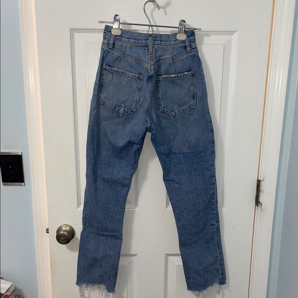 AGOLDE Riley High Rise Straight Cropped Jeans - Picture 4 of 9